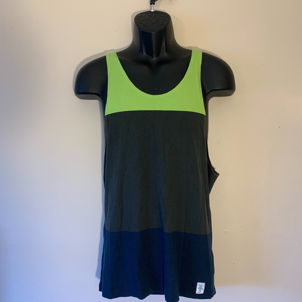 Character Hero Tri Color Tank Top Medium 100% cotton Gently worn